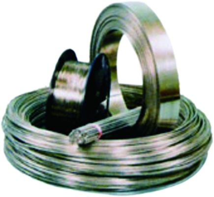 Calentador de banda de nicromo Cr20ni80 Cable de calefacción de cable desnudo con cable eléctrico con chapa de níquel